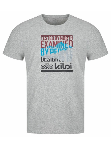 Kilpi Мъжка памучна тениска Kilpi TYPON-M Светлосива