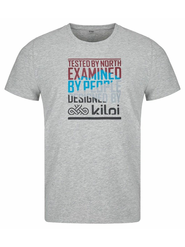 Kilpi Мъжка памучна тениска Kilpi TYPON-M Светлосива