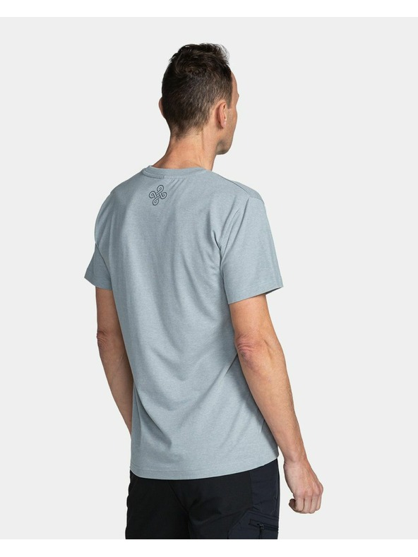 Kilpi Мъжка памучна тениска Kilpi SKULLY-M Светлосива