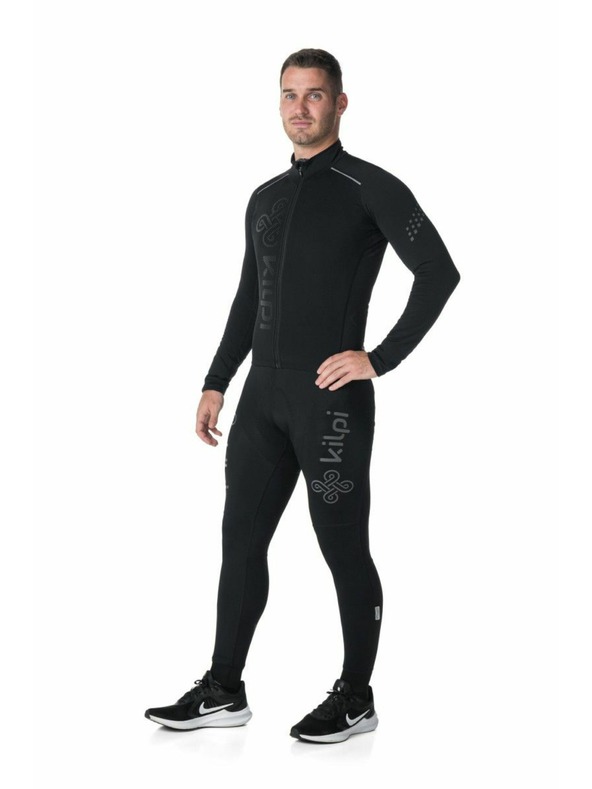 Kilpi Мъжка велосипедна тениска с дълъг ръкав Kilpi CAMPOS-M Черна
