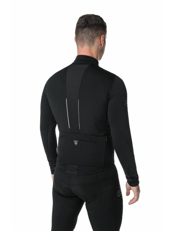 Kilpi Мъжка велосипедна тениска с дълъг ръкав Kilpi CAMPOS-M Черна