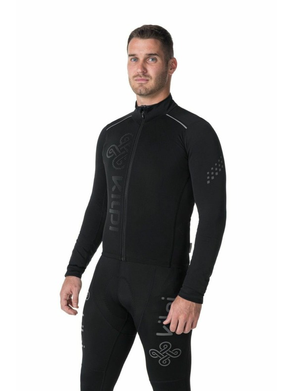 Kilpi Мъжка велосипедна тениска с дълъг ръкав Kilpi CAMPOS-M Черна