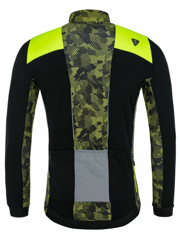 Kilpi Мъжка затоплена велосипедна тениска Kilpi MOVETO-M Жълта