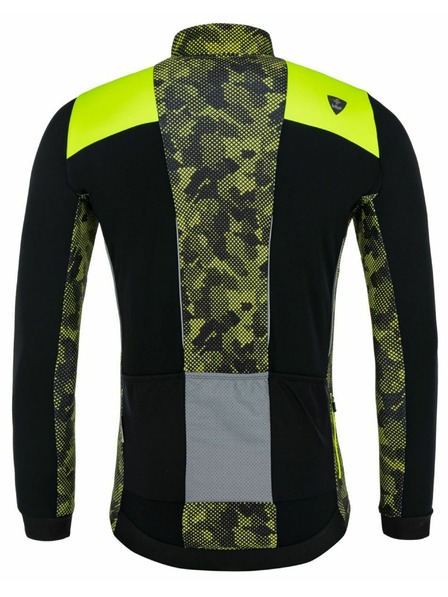 Kilpi Мъжка затоплена велосипедна тениска Kilpi MOVETO-M Жълта