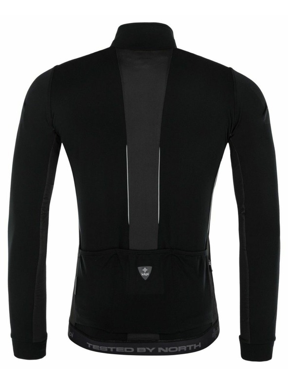 Kilpi Мъжка велосипедна тениска с дълъг ръкав Kilpi CAMPOS-M Черна