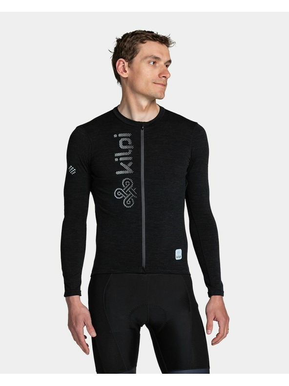 Kilpi Мъжка велосипедна тениска с дълъг ръкав Kilpi SONET-M Тъмносива