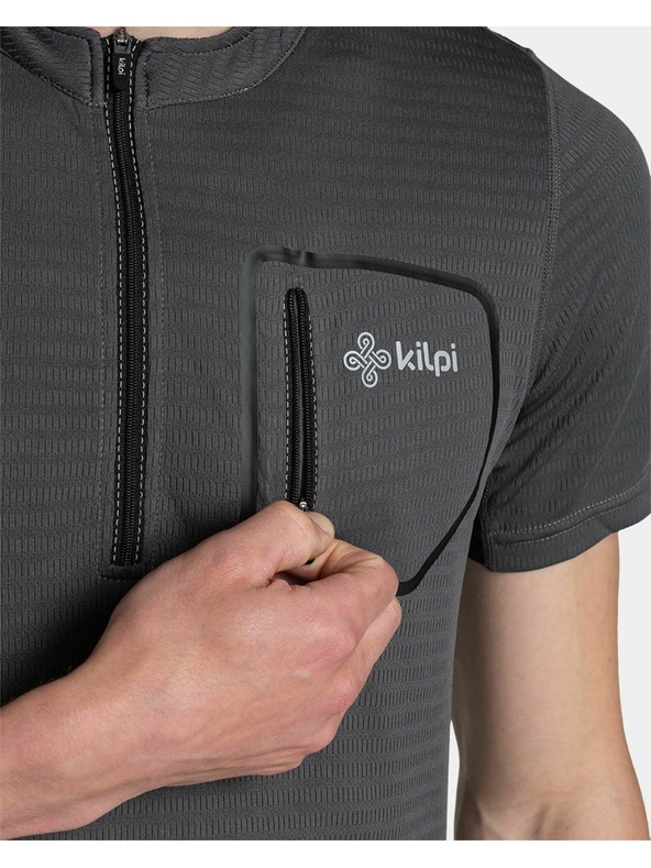 Kilpi Мъжка велосипедна тениска Kilpi MELEDO-M Тъмносива