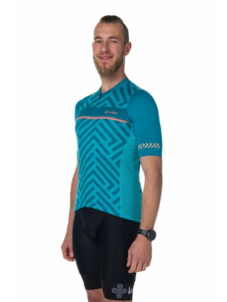 Kilpi Мъжка велосипедна тениска Kilpi TINO-M Тюркоазена