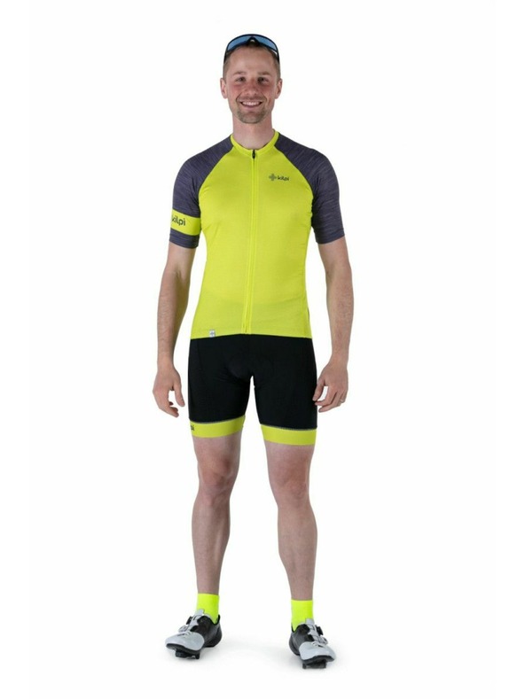 Kilpi Мъжка колоездачна фланелка Kilpi SELVA-M Светлозелена