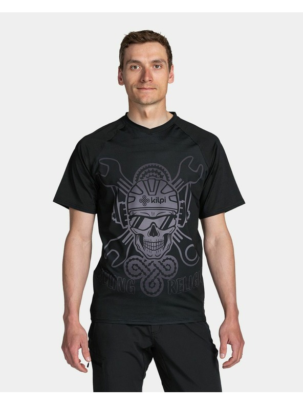 Kilpi Мъжка велосипедна тениска Kilpi REMIDO-M Черна