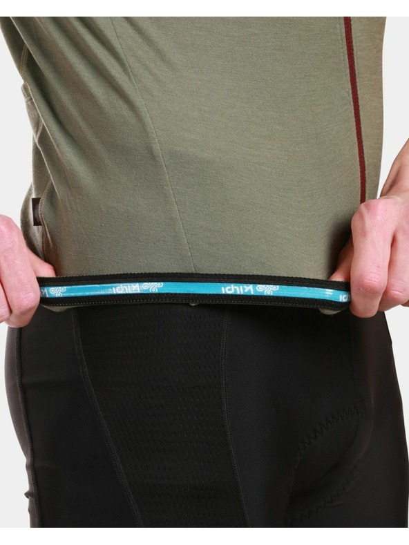 Kilpi Мъжка велосипедна тениска от мерино вълна Kilpi PETRANA-M Каки