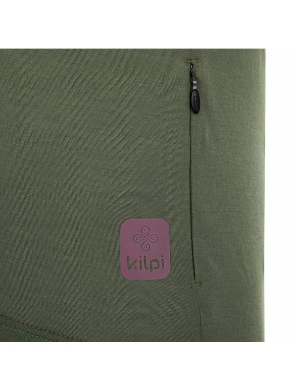 Kilpi Мъжка велосипедна тениска от мерино вълна Kilpi PETRANA-M Каки