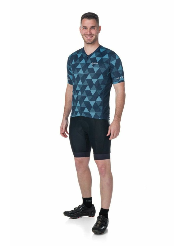 Kilpi Мъжка колоездачна фланелка Kilpi SALETTA-M Черна