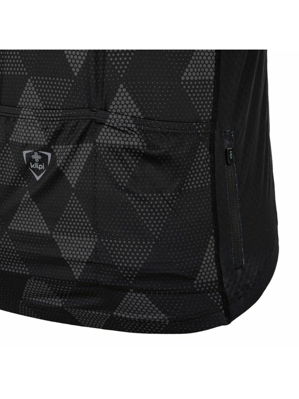 Kilpi Мъжка колоездачна фланелка Kilpi SALETTA-M Черна