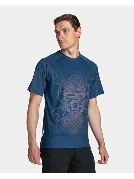 Kilpi Мъжка колоездачна фланелка Kilpi REMIDO-M Тъмно синя