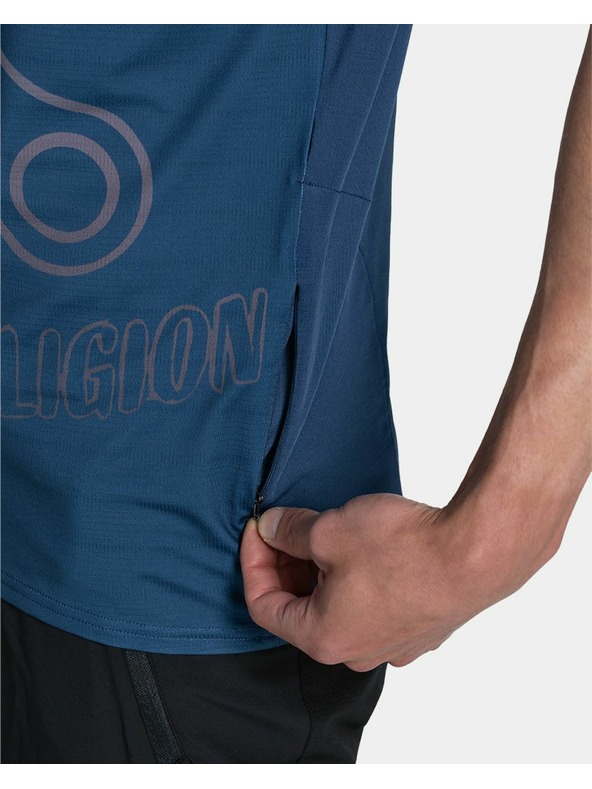 Kilpi Мъжка колоездачна фланелка Kilpi REMIDO-M Тъмно синя