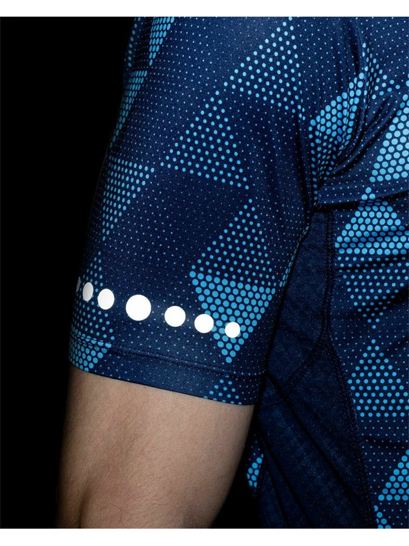 Kilpi Мъжка колоездачна фланелка Kilpi SALETTA-M Тъмно синя