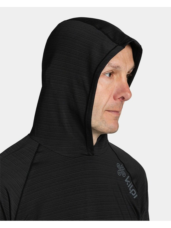 Kilpi Мъжка функционална тениска с дълъг ръкав Kilpi AILEEN-M Черна