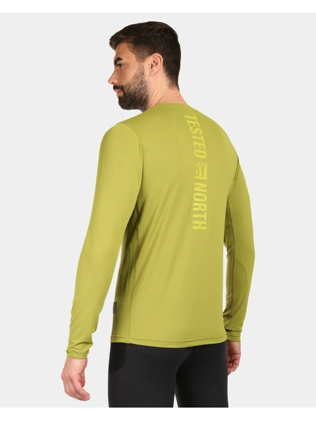 Kilpi Мъжка функционална тениска с дълъг ръкав Kilpi SPOLETO-M Зелен