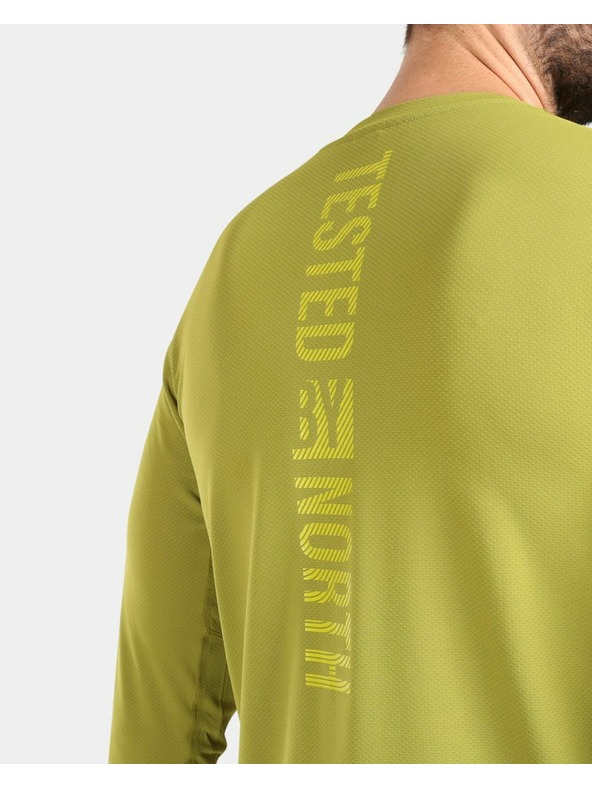 Kilpi Мъжка функционална тениска с дълъг ръкав Kilpi SPOLETO-M Зелен