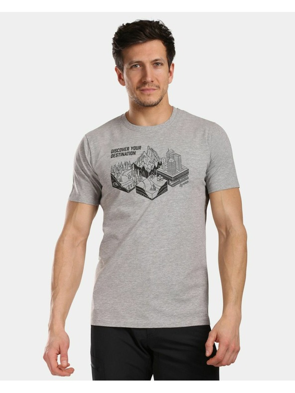 Kilpi Kilpi GAROVE-M Мъжка функционална тениска Светло сиво