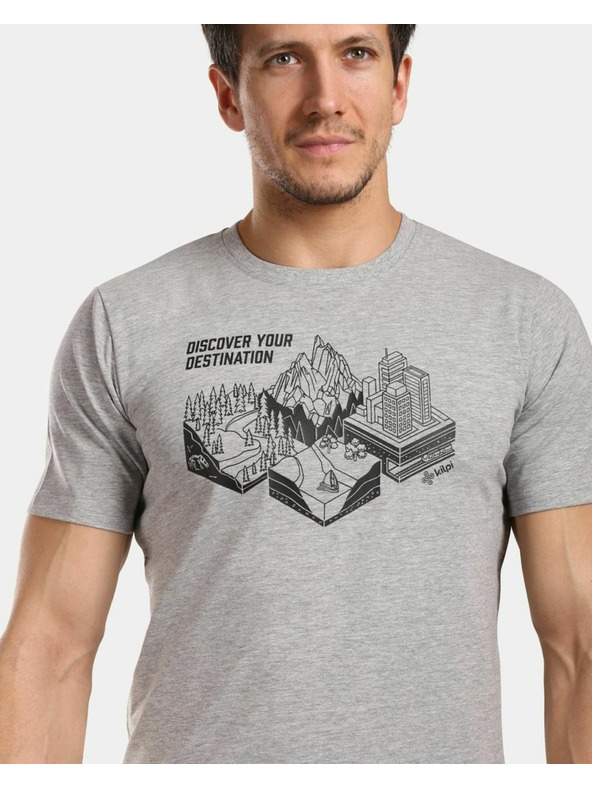 Kilpi Kilpi GAROVE-M Мъжка функционална тениска Светло сиво