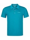 Kilpi Мъжка функционална поло тениска Kilpi COLLAR-M Тюркоазена