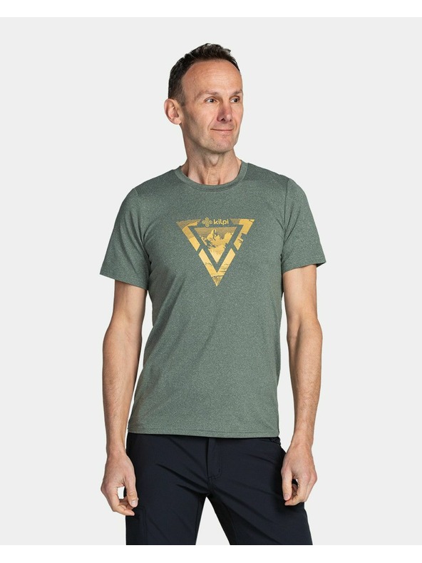 Kilpi Мъжка техническа тениска Kilpi LISMAIN-M Тъмно зелена