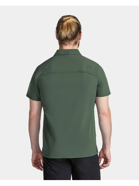 Kilpi Мъжка outdoor риза Kilpi BOMBAY-M Тъмно зелена