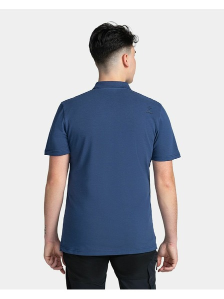 Kilpi Мъжка памучна поло тениска Kilpi VILAR-M Тъмно синя