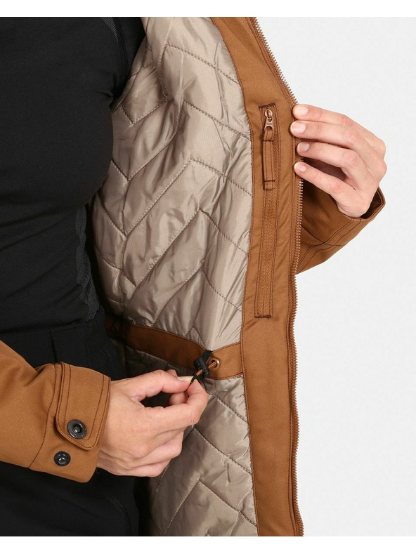 Kilpi Дамско зимно палто Kilpi PERU-W Кафяво