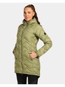 Kilpi Дамско подплатено палто Kilpi LEILA-W Зелено