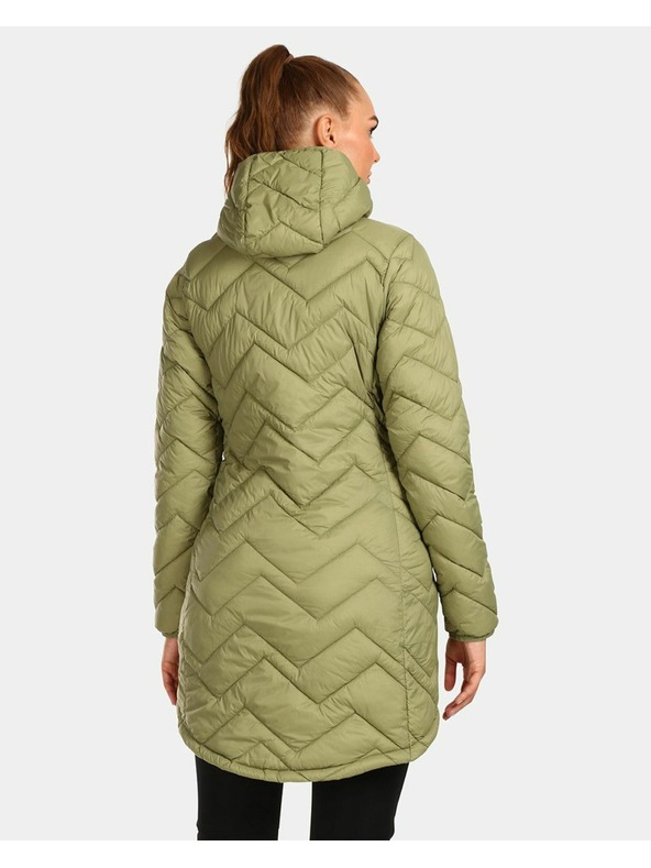 Kilpi Дамско подплатено палто Kilpi LEILA-W Зелено