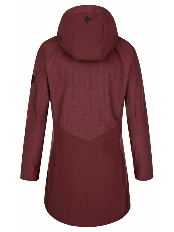 Kilpi Дамско софтшел палто Kilpi LASIKA-W Тъмно червено