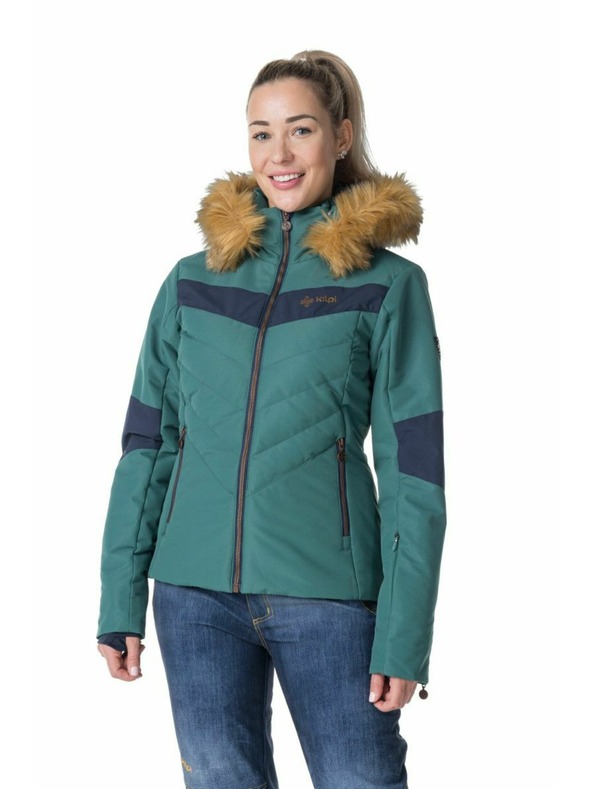 Kilpi Дамско ски яке Kilpi ALISIA-W Тъмнозелено