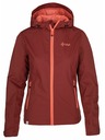 Kilpi Дамско външно яке Kilpi ORLETI-M Тъмночервено