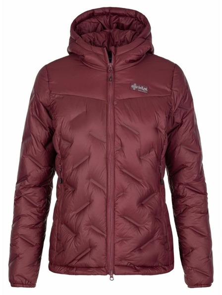 Kilpi Дамско пухено яке Kilpi ALBERTA-W Тъмночервено