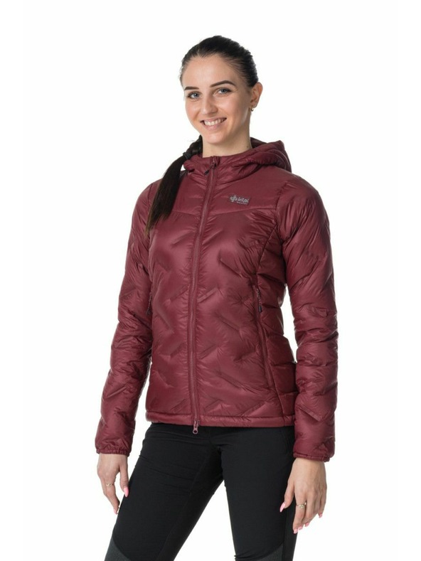 Kilpi Дамско пухено яке Kilpi ALBERTA-W Тъмночервено