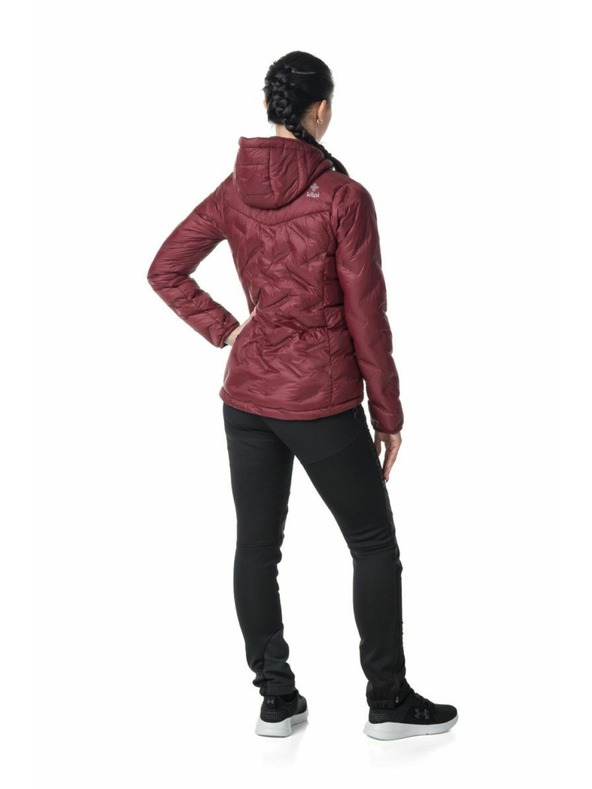 Kilpi Дамско пухено яке Kilpi ALBERTA-W Тъмночервено