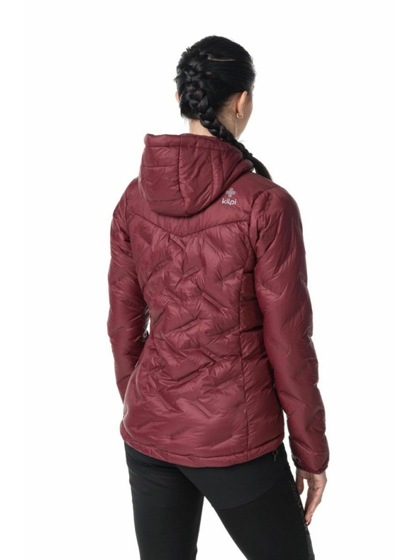 Kilpi Дамско пухено яке Kilpi ALBERTA-W Тъмночервено