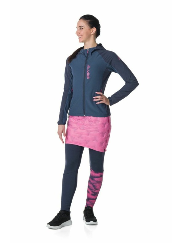 Kilpi Дамско softshell бягащо яке Kilpi BALANS-W Тъмнозелено