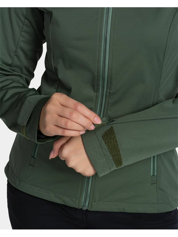 Kilpi Дамско softshell яке Kilpi BELTRA-W Тъмнозелено