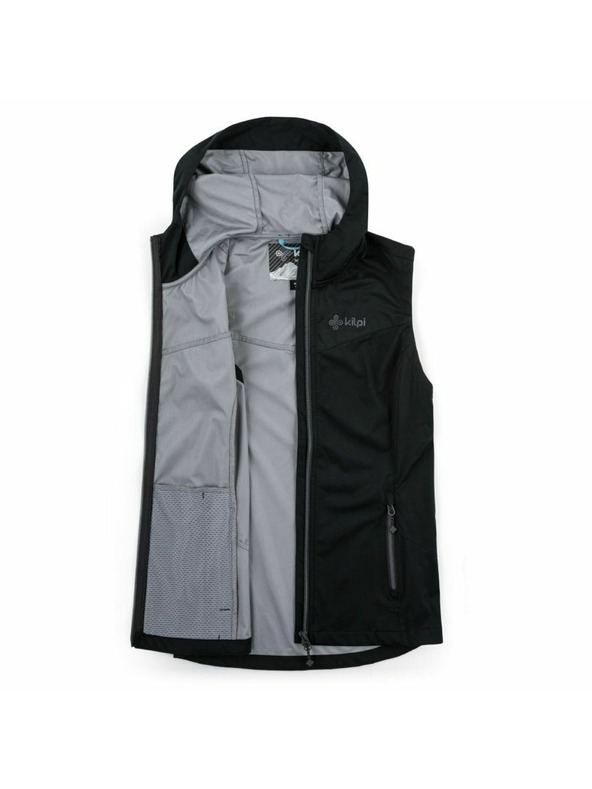 Kilpi Дамски softshell елек Kilpi MONILEA-W Черно