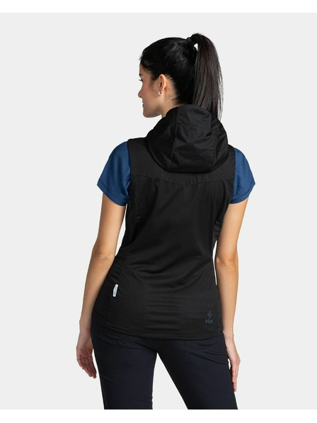 Kilpi Дамски softshell елек Kilpi MONILEA-W Черно