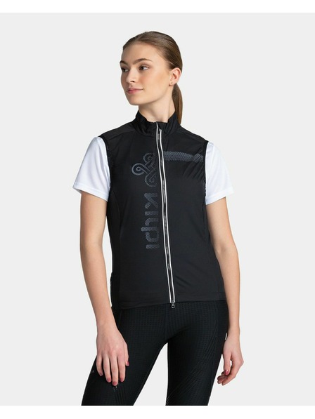 Kilpi Дамски ветроустойчив елек Kilpi FLOW-W Черно