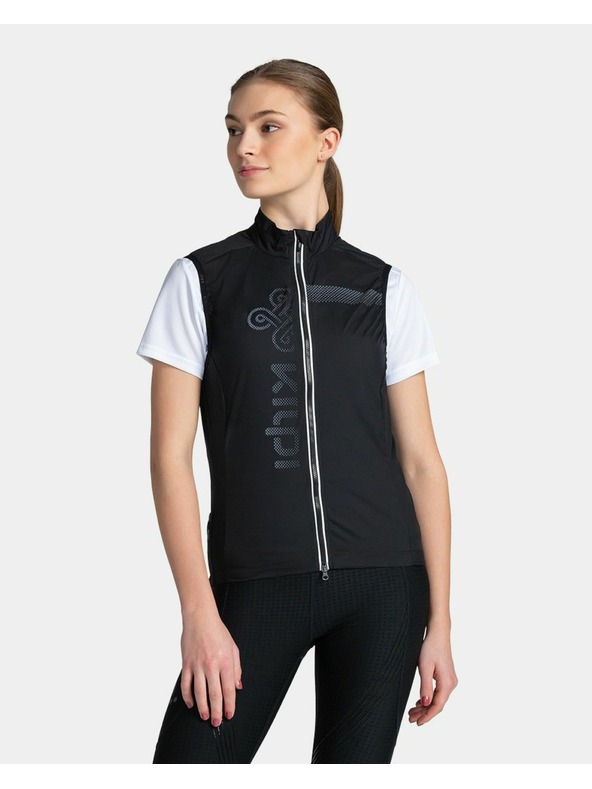 Kilpi Дамски ветроустойчив елек Kilpi FLOW-W Черно
