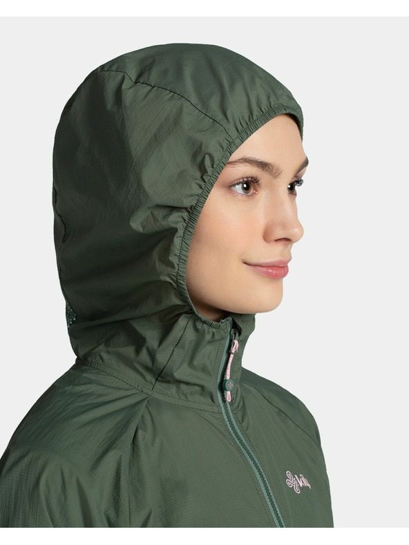 Kilpi Дамска outdoor и бягаща ветровка Kilpi ROSA-W Тъмнозелена