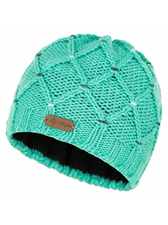 Kilpi Дамска зимна шапка Kilpi CROCHY-W Тюркоазена
