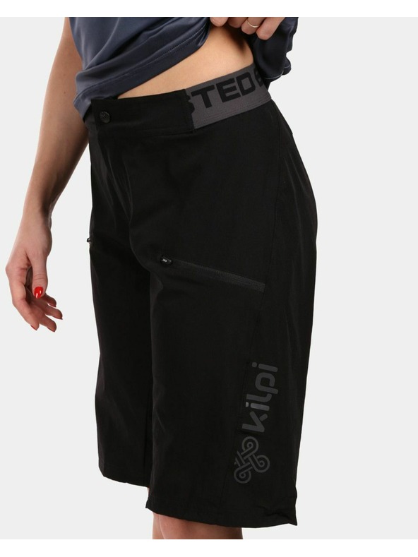 Kilpi Дамски колоездачни шорти Kilpi TRACKEE-W Черен