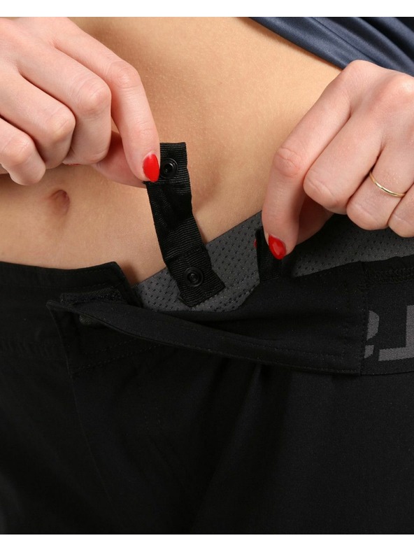 Kilpi Дамски колоездачни шорти Kilpi TRACKEE-W Черен